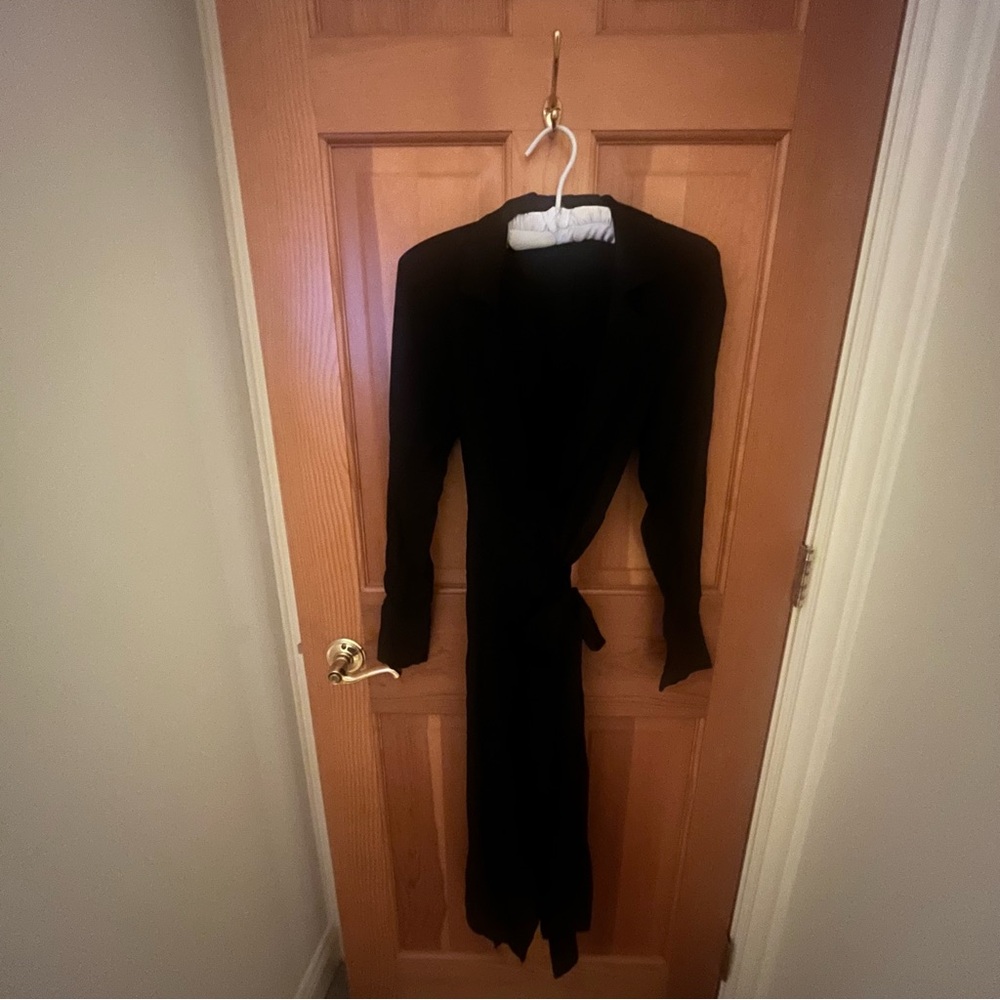 Banana Republic Black Wrap Dress